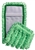 Green 18-inch microfiber canvas-back pocket mop pad for commercial flat-mop floor cleaning
