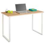 Safco&reg; Steel Workstation, 47-1/4w x 24d x 28-3/4h, Beech/White # SAF1943BHWH