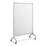 Safco&reg; Rumba Full Panel Whiteboard Collaboration Screen, 42 x 66, White/Gray # SAF2017WBS