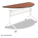 Safco Impromptu Mobile Training Table Top, Half Round, 