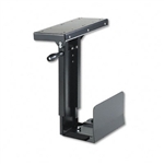 Safco Swivel-Mount Under CPU Stand, 13w x 9-1/2d x 17-1