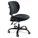 Safco&reg; Vue Intensive Use Mesh Task Chair, Polyester Seat, Black # SAF3397BL