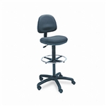 Safco Precision Extended Height Swivel Stool w/Adjustab