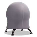 Safco&reg; Zenergy Ball Chair, 22 1/2" Diameter x 23" High, Gray/Black # SAF4750GR