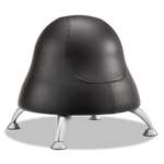 Safco&reg; Runtz Ball Chair, 12" Diameter x 17" High, Black Vinyl # SAF4756BV