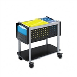 Safco Scoot Open Top Mobile File Cart, 14-3/4w x28d x 2