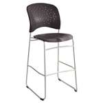 Safco&reg; RÃªve Series Bistro Chair, Molded Plastic Back/Seat, Steel Frame, Black # SAF6806BL