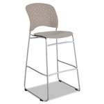 Safco&reg; RÃªve Series Bistro Chair, Molded Plastic Back/Seat, Steel Frame, Latte # SAF6806LT