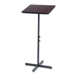 Safco Adjustable Speaker Stand, 21w x 21d x 30 to 46h, 