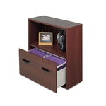 Safco AprÃ©s File Drawer Cabinet w/Shelf, 30w x 12d x 30