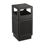 Safco Canmeleon SIDEOpen Receptacle, Square, Polyethyle