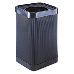 Safco At-Your Disposal TOPOpen Waste Receptacle, Square