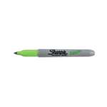 Sharpie&reg; Neon Permanent Markers, Neon Green, Dozen # SAN1860447