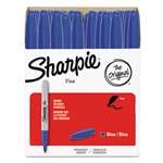 Sharpie&reg; Permanent Marker, Fine Point, Blue, 36/Pack # SAN1920932