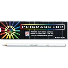 Prismacolor&reg; Premier Colored Pencil, White Lead/Barrel, Dozen # SAN3365