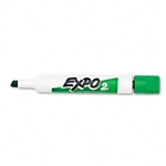 EXPO Low Odor Dry Erase Marker, Chisel Tip, Green, Doze