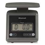Brecknell Electronic Postal Scale, 7 lbs Capacity, 6 4/5 x 5 3/5 Platform, Gray # SBWPS7
