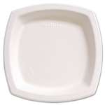 SOLO&reg; Cup Company Bare Eco-Forward Dinnerware, 8 1/4" Plate, Ivory, 125/Pack # SCC8PSC2050PK