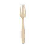 SOLO&reg; Cup Company Sweetheart Guildware Polystyrene Forks, Champagne, 100/Box # SCCGBX5FK