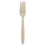 SOLO&reg; Cup Company Sweetheart Guildware Polystyrene Forks, Champagne, 1000/Carton # SCCGD5FK