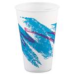 SOLO&reg; Cup Company Jazz Waxed Paper Cold Cups, 12oz, Tide Design, 2000/Carton # SCCR12NJ