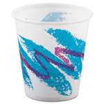 SOLO&reg; Cup Company Jazz Waxed Paper Cold Cups, 3oz, Rolled Rim, 100/Bag, 50 Bags/Carton # SCCR3J