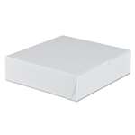SCT&reg; Tuck-Top Bakery Boxes, 9w x 9d x 2 1/2h, White, 250/Carton # SCH0953