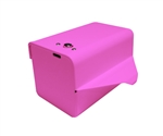 Dispenser for S.A.C. Sanitary Napkin & Tampon Disposal Bags, Pink Powder Coated Steel- Roll Format - 1 Unit # SD2012RPK