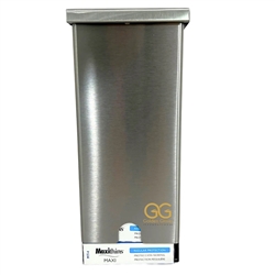 Single Channel Sanitary Napkin Dispenser for vended style pads, silver, SD3000SLVR