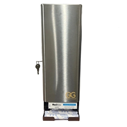 Tampon and sanitary napkin dispenser, stainless steel, SD5000SS