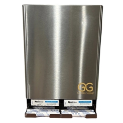 Tampon and Sanitary Napkin Dispenser, stainless steel, SD9000SS