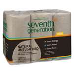 Seventh Generation&reg; Natural 100% Unbleached Recycled Paper Towels, 2-Ply, Brown, 6/PK # SEV13737PK
