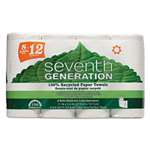 Seventh Generation&reg; 100% Recycled Paper Towel Rolls, 2-Ply, White, 156 Sheets/Roll, 8 Rolls/Pack # SEV13739CT