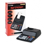 Sharp EL-2196BL Desktop Calculator, 12-Digit Fluorescen