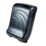 San Jamar Oceans Ultrafold Towel Dispenser, Transparent