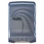 San Jamar&reg; Hi-Capacity Ultrafold Multi/C-Fold Towel Dispenser, 11 3/4w x 6 1/4d x 18h, Blue # SJMT1790TBL