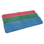 19 inch blue microfiber scrubber mop head SM-BLU with scrubbing texture for hard floors