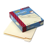 Smead File Folders, 1/5 Cut, 1-Ply Top Tab, Letter, Man