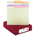 Smead File Folders, 1/3 Cut, Top Tab, Letter, Assorted 