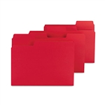 Smead SuperTab Colored File Folders, 1/3 Cut, Letter, R