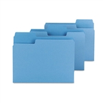 Smead SuperTab Colored File Folders, 1/3 Cut, Letter, B