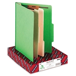 Smead Top Tab Classification Folders w/2 Dividers, 6-Se