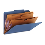Smead Pressboard Classification Folders, 2 Pocket Divid
