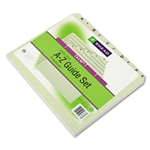Smead Recycled Top Tab File Guides, Alpha, 1/5 Tab, Pre