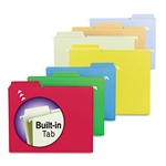 Smead FasTab Hanging File Folders, Letter, Assorted Pri