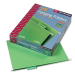 Smead Hanging File Folders, 1/5 Tab, 11 Point Stock, Le