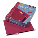 Smead Hanging File Folders, 1/5 Tab, 11 Point Stock, Le