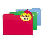 Smead&reg; FasTab Hanging Folders, Legal, Assorted, 20/Box # SMD64153