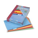 Smead Hanging File Folders, 1/5 Tab, 11 Point Stock, Le