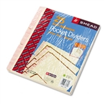 Smead MLA Self-Adhesive Folder Dividers w/5-1/2 Pockets